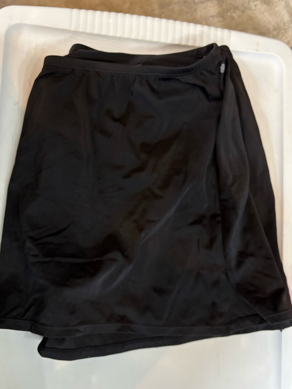 Lane Bryant Size 20 Black Swim Skirt NWT